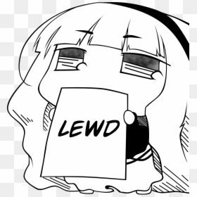 Lewd Anime Girl Sign, HD Png Download - residentsleeper png