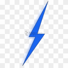 Blue Lightning Bolt Png, Transparent Png - lightning png transparent background