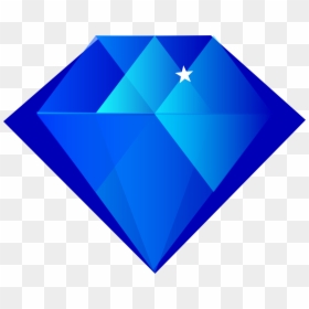 Blue Diamond Clipart, HD Png Download - diamond outline png