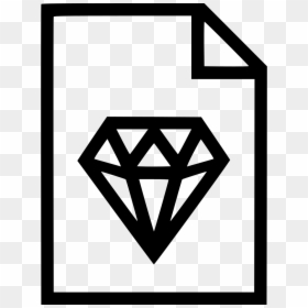 Portable Network Graphics, HD Png Download - diamond outline png