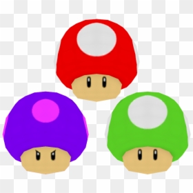 Super Mario 3d Land Mushroom, HD Png Download - mario mushroom png