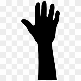 Clip Art Hand Raised, HD Png Download - zombie hand png