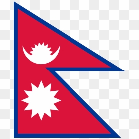 Nepalese Flag, HD Png Download - red flag png