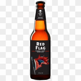 Glass Bottle, HD Png Download - red flag png