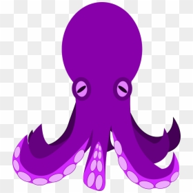 Purple Octopus Clipart, HD Png Download - tentacles png