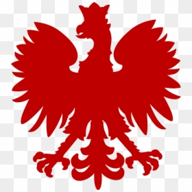 Red Polish Eagle, HD Png Download - crown silhouette png
