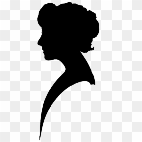 18th Century Woman Silhouette, HD Png Download - crown silhouette png