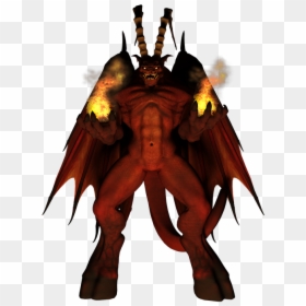 Demonio De Fuego Png, Transparent Png - evil png