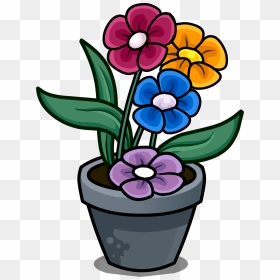Flower Pot For Drawing, HD Png Download - pot png