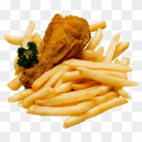 1 Piece Chicken And Chips, HD Png Download - chips png