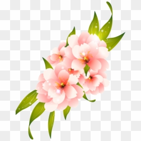 Pink Flower Vector Png, Transparent Png - png flower