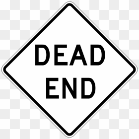 Dead End Sign Coloring Page, HD Png Download - the end png