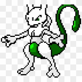 Pixel Art Pokemon Mewtwo, HD Png Download - mewtwo png