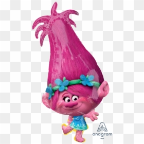 Trolls Balloon, HD Png Download - trolls poppy png