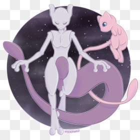 Mewtwo And Mew Transparent, HD Png Download - mewtwo png