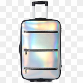 Holographic Luggage, HD Png Download - suitcase png