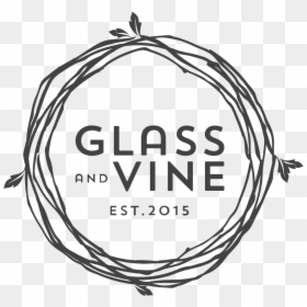 Glass And Vine Logo, HD Png Download - vine logo png