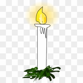 Baptism Candle Clip Art, HD Png Download - christmas light png