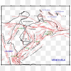 Fallas Tectonicas De Venezuela, HD Png Download - mapa venezuela png