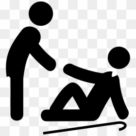 Man Lifting An Old Man - Aider À Se Relever, HD Png Download - old guy png
