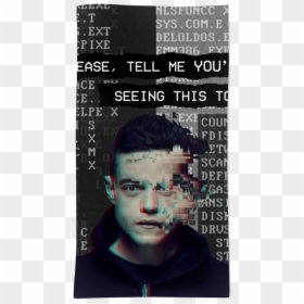 Toalha Mr Robot De Codrili Media Artna - Graphic Design, HD Png Download - mr robot png