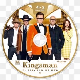The Golden Circle Bluray Disc Image - Kingsman Golden Circle Dvd, HD Png Download - kingsman png
