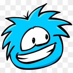 Blue Puffle In Round Up - Club Penguin Puffle Funny Png, Transparent Png - puffle png