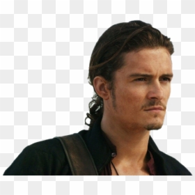 Will Turner Png Clipart - Pirates Orlando Bloom, Transparent Png - png portrait