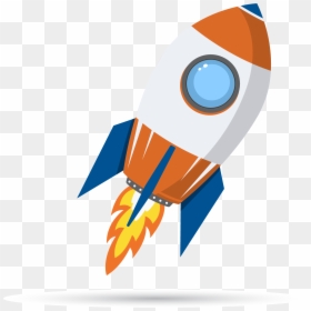 Cohete Fondo Blanco, HD Png Download - rocket blast png