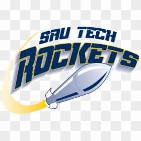 Text And A Rocket Image - Sau Tech Rockets, HD Png Download - rocket blast png