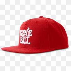 Red With White Stacked Ernie Ball Logo Hat Thumb - Nike Sb Cap Red, HD Png Download - fitted hat png