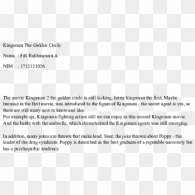 Document, HD Png Download - kingsman png