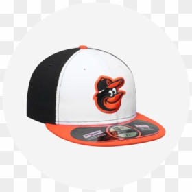 Baltimore Orioles New Era Black Authentic On-field - Circle, HD Png Download - fitted hat png