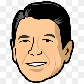 Clip Arts Related To - Cartoon Pictures Of Ronald Reagan, HD Png Download - reagan png