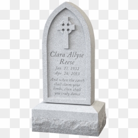 Reese Headstone,headstone In Magnolia Cemetery, Beaumont, - Headstone, HD Png Download - black marble png
