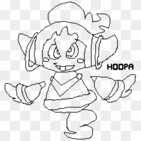 Line Art, HD Png Download - hoopa png