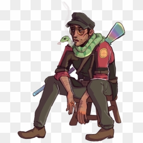 Cartoon, HD Png Download - engineer tf2 png