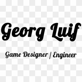 Georg Luif - Calligraphy, HD Png Download - unreal engine png