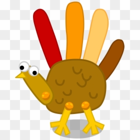 Island Paradise Hand Turkey - Cartoon, HD Png Download - turkey emoji png
