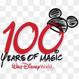 100 Years Of Magic Logo Png Transparent - Graphic Design, Png Download - svg 100 png