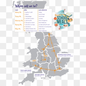 Old Map Of England Counties, HD Png Download - north south east west png