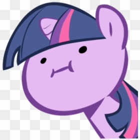 My Little Pony Twilight Sparkle Png Faces, Transparent Png - wut face png