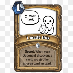 Custom Hearthstone Cards, HD Png Download - hearthstone cards png