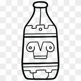 Glass Bottle, HD Png Download - caguama png
