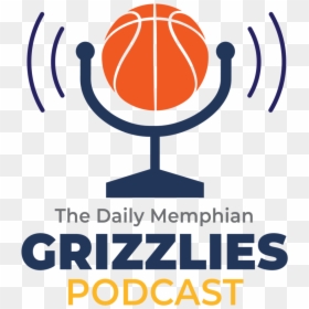 Grizzlies Podcast Logo Final - Shoot Basketball, HD Png Download - memphis grizzlies png
