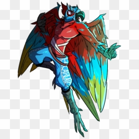 Colorful Aarakocra, HD Png Download - hawlucha png