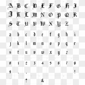 Altgotisch Font, HD Png Download - broken cross png