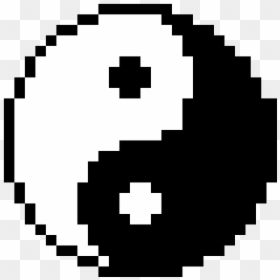 Yin Yang Pixel Art, HD Png Download - gasping emoji png