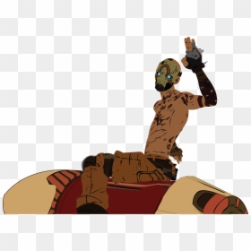 Illustration, HD Png Download - borderlands psycho png