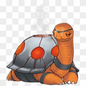 Torkoal With Eyes Open, HD Png Download - torkoal png